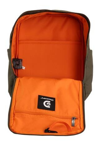 Plecak na laptopa z tkaniny Discovery 810 khaki