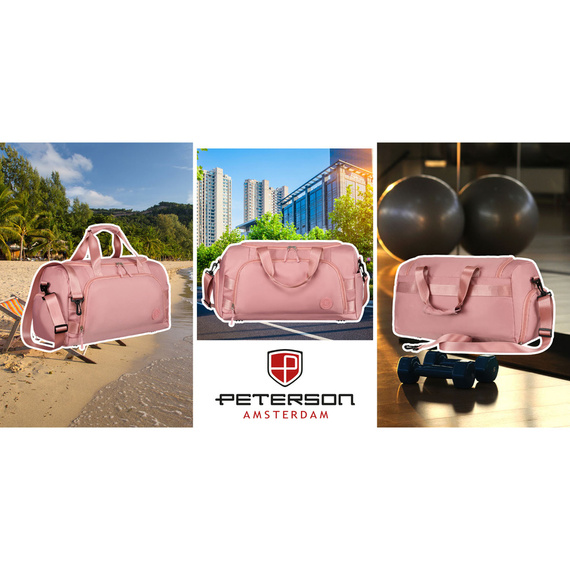Torba sportowa Peterson 24427 różowa