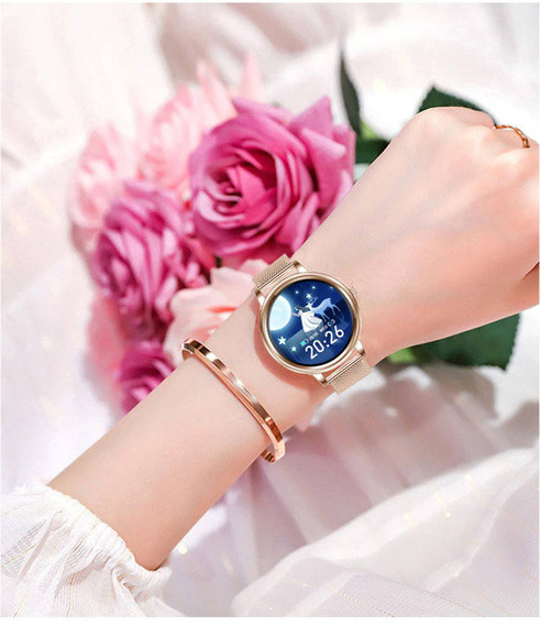 SMARTWATCH DAMSKI NA PASKU PACIFIC 27-4 - CIŚNIENIOMIERZ (sy022d)
