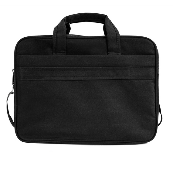 Torba na laptopa męska z tkaniny Solier SM02 czarna