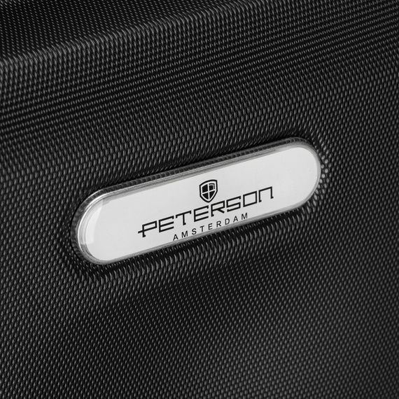 Walizka kabinowa ABS Peterson 5806 czarna