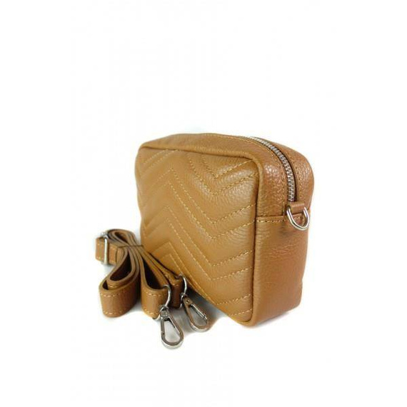 Listonoszka damska skórzana Vera Pelle VP1146C camel