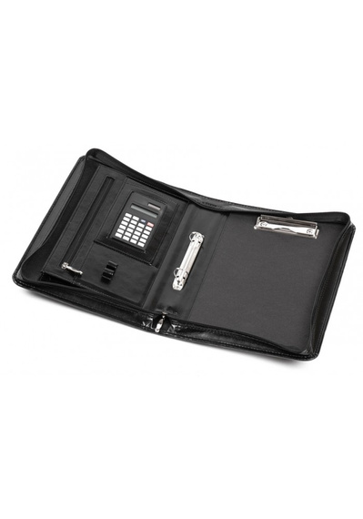 Teczka na dokumenty z eko skóry Vip Collection AK-22 czarna