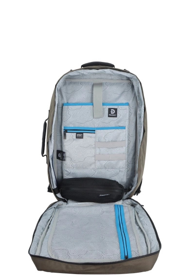 Plecak na laptopa z poliestru Discovery Andes 400 khaki