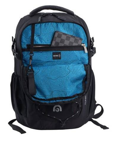 Plecak na laptopa z poliestru Discovery Outdoor 612 czarny