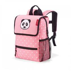 Plecak z poliestru Reisenthel backpack kids różowy w pandy