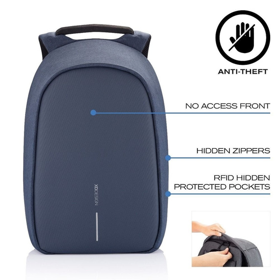 Plecak na laptopa XD Design Bobby Hero Regular granatowy