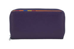 Portfel damski RFID Barberini's D-8601-40 fioletowy