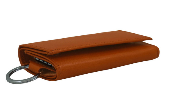 Etui na klucze skórzane Barberini's 7023-12 jasnobrązowe