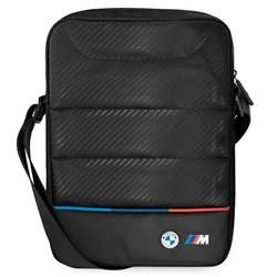 Torba męska z eko skóry BMW Carbon Tricolor czarna