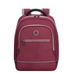 Plecak szkolny z poliestru Delsey Back To School bordowy