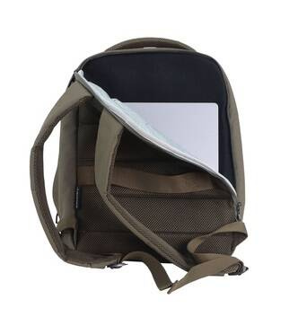 Plecak na laptopa z poliestru Discovery Downtown 942 khaki