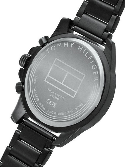 Zegarek męski fashion Tommy Hilfiger 1791935 czarny