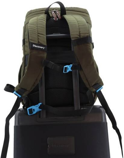 Plecak na laptopa z poliestru Discovery Icon 723 khaki
