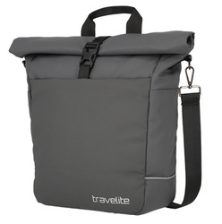 Torba na rower z poliestru Travelite Basics grafitowa