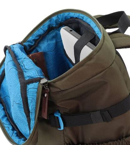 Plecak na laptopa z poliestru Discovery Icon 723 khaki