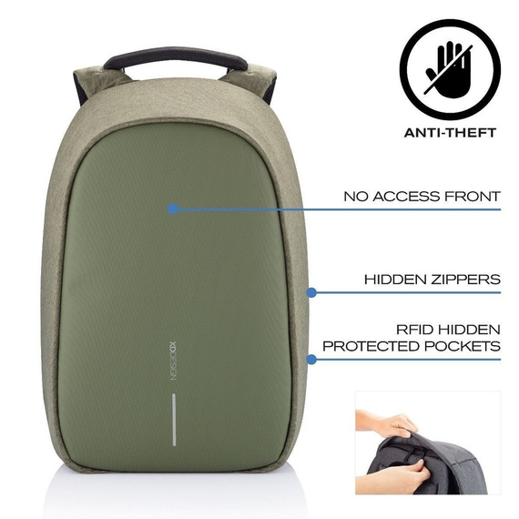Plecak na laptopa XD Design Bobby Hero Regular zielony