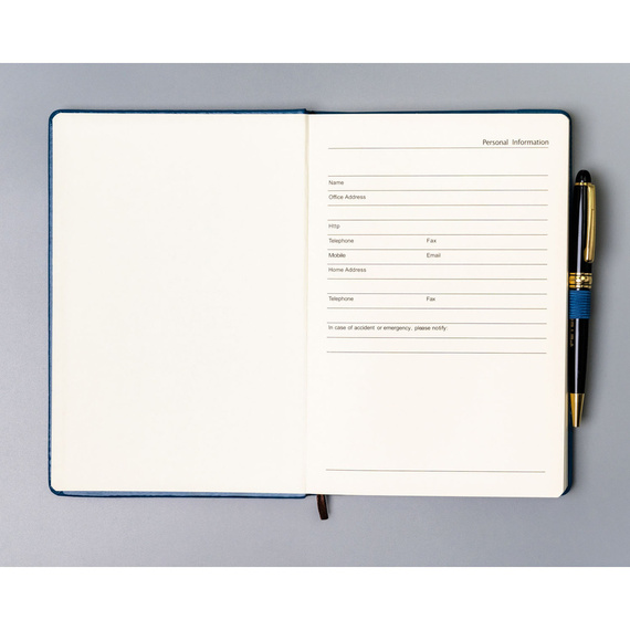 Notes A5 w linie Peterson NOT-6-LN-52 niebieski