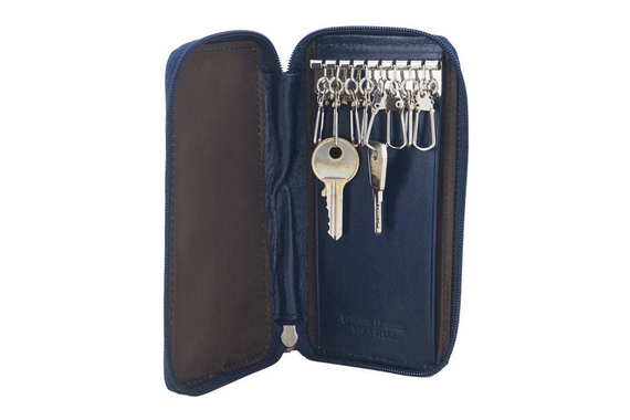 Etui na klucze skórzane Barberini's 8183-4 granatowe