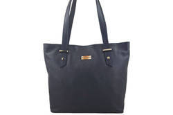 Torebka damska shopper skórzana Barberini's 923-4 granatowa