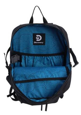 Plecak podróżny z poliestru Discovery Outdoor 611 czarny