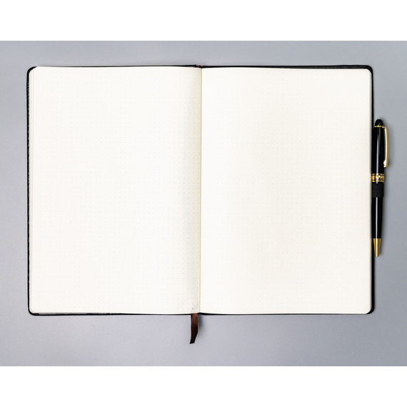 Notes B5 w kropki Peterson NOT-6-KP-51 czarny