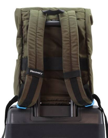 Plecak na laptopa z poliestru Discovery Icon 722 khaki