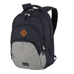 Plecak z poliestru Travelite Basics Melange granatowy