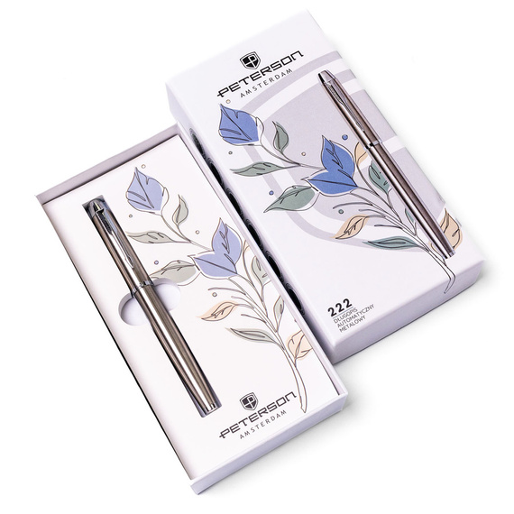 Długopis metalowy Peterson 222-GB srebrny