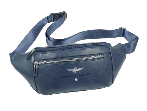 Nerka z eko skóry Aeronautica Militare AM-561 granatowa