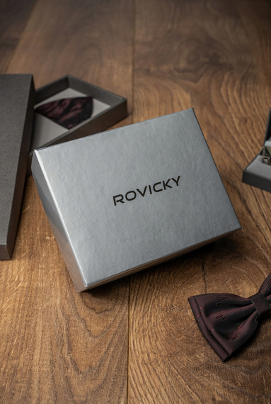 Pasek męski automatyczny skórzany Rovicky QQ-01-HQ-2 czarny