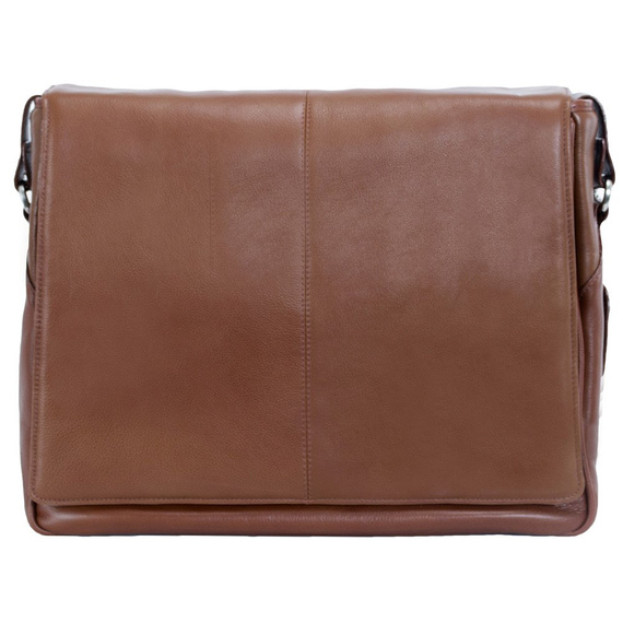 Torba na laptopa męska McKlein San Francesco brązowa