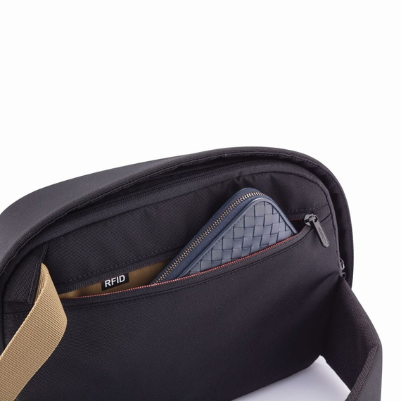 Plecak miejski z poliestru XD Design Bobby Sling czarny