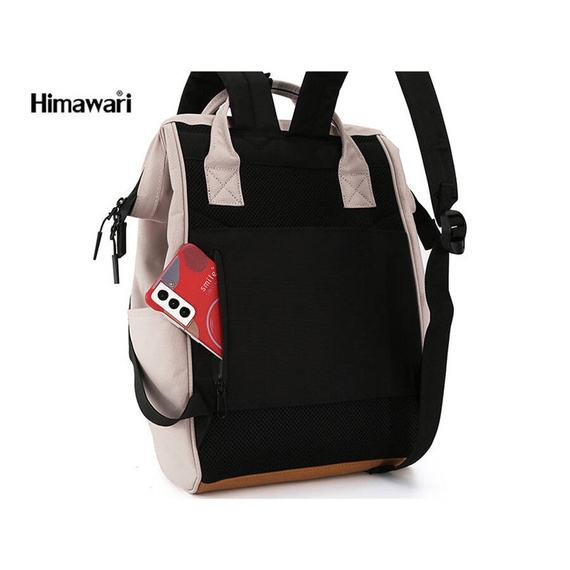 Plecak damski na laptopa Himawari 124 pomarańczowy