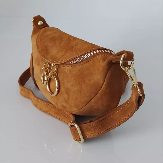 Nerka damska zamszowa Vera Pelle LN633C camel