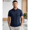 Koszulka polo męska z poliestru Peterson KPY granatowa M-XL
