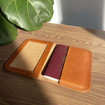 Etui na paszport skórzane Solier SW07A camel