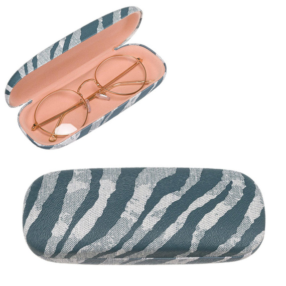 Etui na okulary damskie 4U Cavaldi R-1431 szaroniebieskie