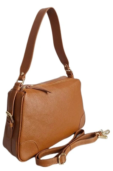 Listonoszka damska skórzana Vera Pelle VPK1030C camel