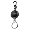Brelok do kluczy z linką Peterson BR-34-0009 czarny