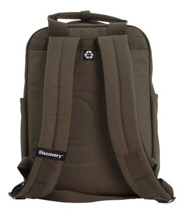 Plecak na laptopa z tkaniny Discovery 810 khaki