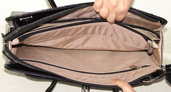 Torba na laptopa damska McKlein Lake Forest czarna