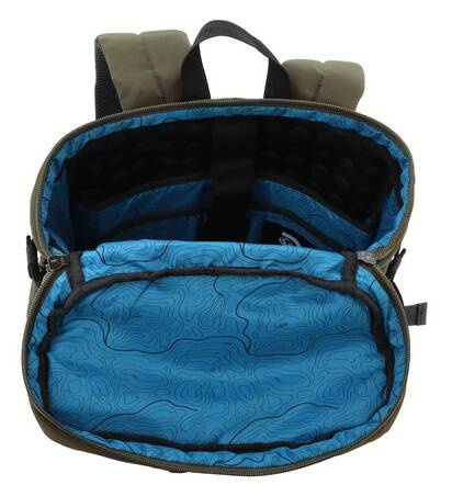 Plecak na laptopa z poliestru Discovery Icon 723 khaki