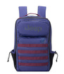 Plecak na laptopa z poliestru Delsey Jeep JS010B fioletowy