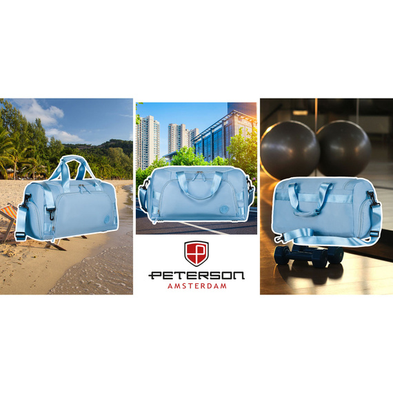 Torba sportowa Peterson 24427 błękitna