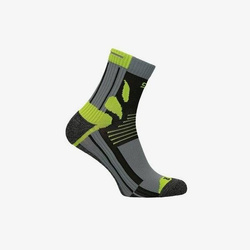 Skarpety do biegania termoaktywne szaro-zielone SOCKS RUN rozm. 39/41
