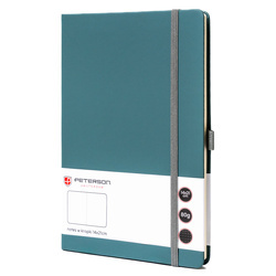 Notes A5 w kropki Peterson NOT-6-KP-52 zielony