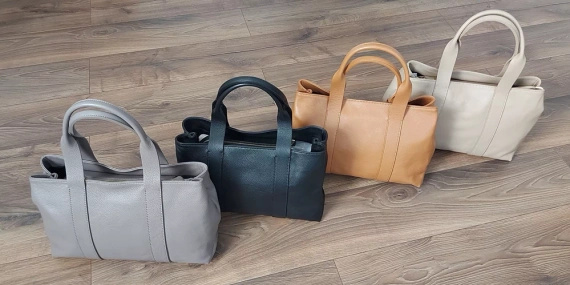Kuferek damski skórzany Vera Pelle VPA78T beżowy