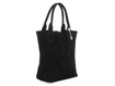 Torebka damska shopper zamszowa Vera Pelle L82 szara