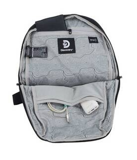 Plecak miejski z poliestru Discovery Downtown 940 czarny